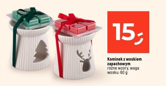 Kominek zapachowy z woskiem promocja w Dealz