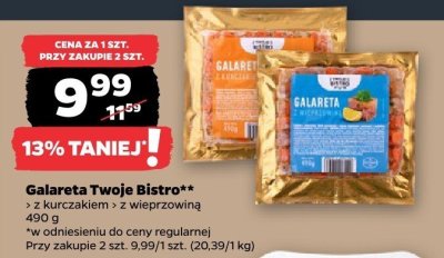 Galareta z kurczakiem promocja w Netto