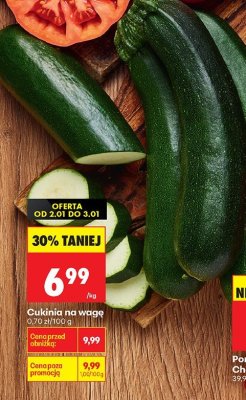 Cukinia na wagę promocja w Biedronka