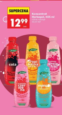 Koncentrat Herbapol tropikalna pomarańcza, 405 ml promocja w Biedronka