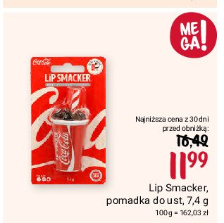Pomadka do ust coca-cola Lip smacker promocja w Rossmann