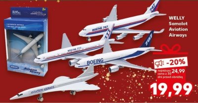 Samolot Aviation Airways  promocja w Kaufland