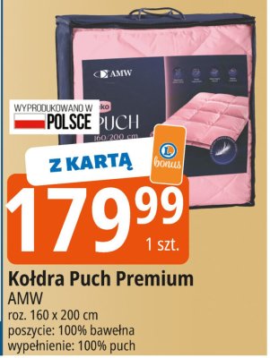 Kołdra Puch Premium AMW promocja w Leclerc