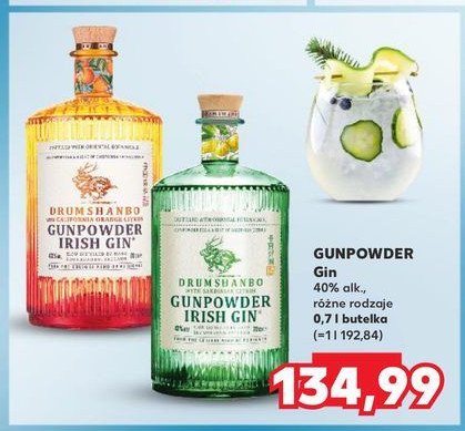 Gin Drumshanbo gunpowder promocja