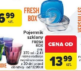 Pojemnik kwadratowy fresh box Florina (florentyna) promocja w Carrefour Market