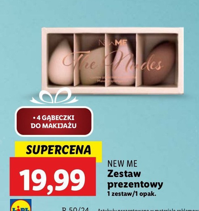 Gąbeczki do makijażu Newme promocja