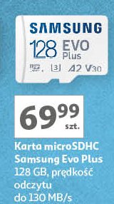 Karta pamięci evo plus microsdxc 128gb Samsung promocja