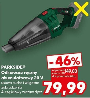 Odkurzacz ręczny akumulatorowy 20 V promocja w Kaufland