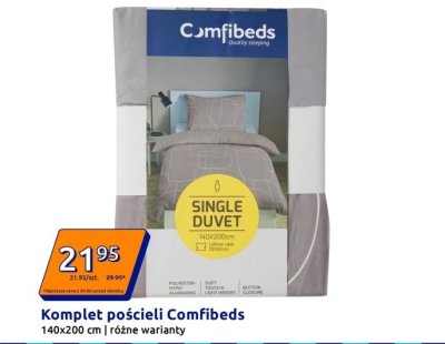 Komplet pościeli Comfibeds 140x200 cm różne warianty promocja w Action