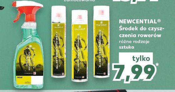 Spray do czyszczenia rowerów Newcential promocja