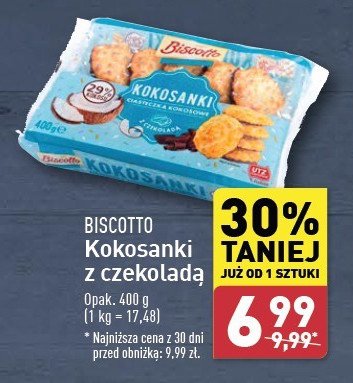 Kokosanki z czekoladą Biscotto promocja