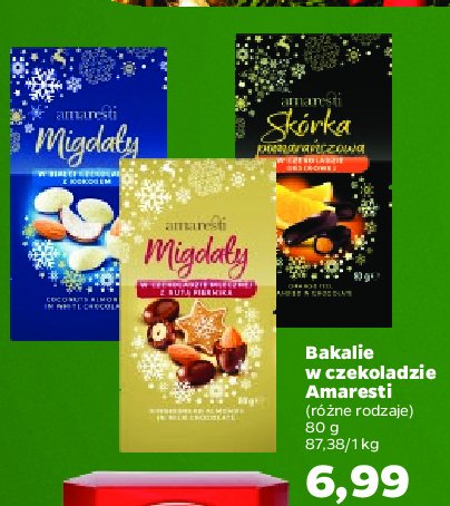 Migda艂y w bia艂ej czekoladzie Amaresti promocja