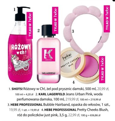 Żel pod prysznic SHOTSI Różowy w Chi damski promocja w Hebe