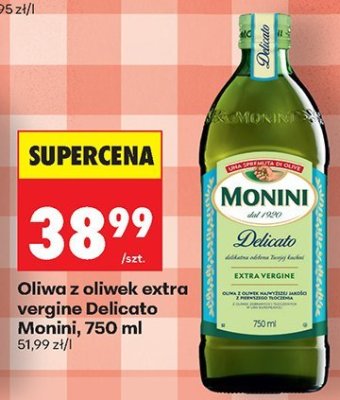 Oliwa z oliwek extra vergine Delicato promocja w Biedronka