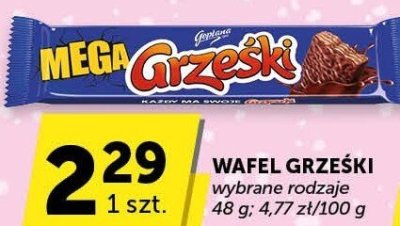 Wafel grześki Mega promocja w ABC