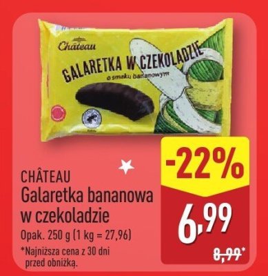 Galaretka bananowa w czekoladzie promocja w Aldi