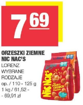 Orzeszki ziemne Nic Nac's Lorenz wybrane rodzaje promocja w SPAR