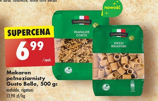 Makaron mafalde Gustobello promocja