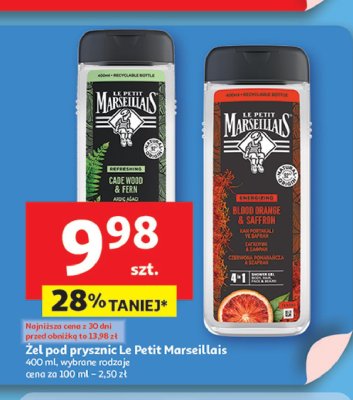 Żel pod prysznic blood orange & saffron Le petit marseillais promocja