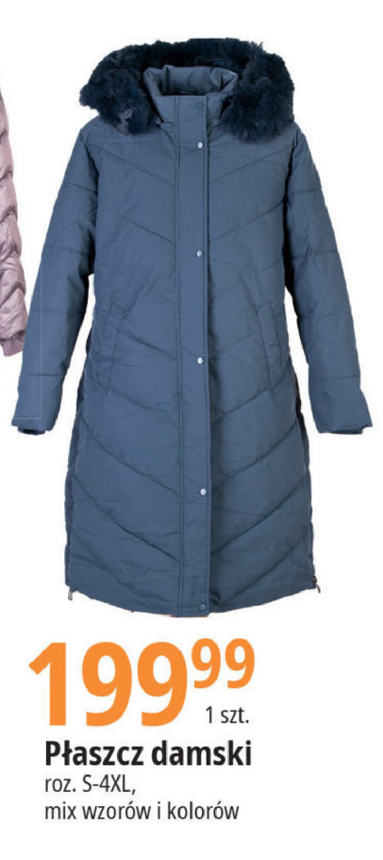P艂aszcz damski rozm. s-4xl promocja