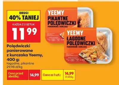 Polędwiczki panierowane z kurczaka, pikantne 400g promocja w Biedronka