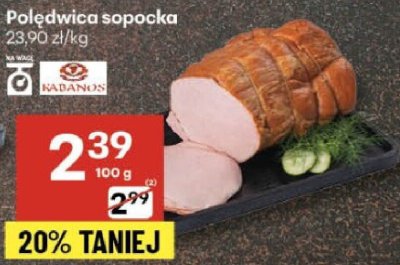 Polędwica sopocka Kałdońos promocja w Delikatesy Centrum