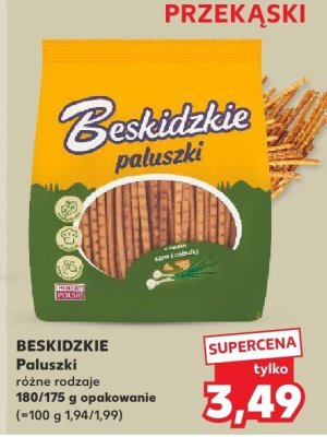 Paluszki Beskidzkie różne rodzaje  promocja w Kaufland