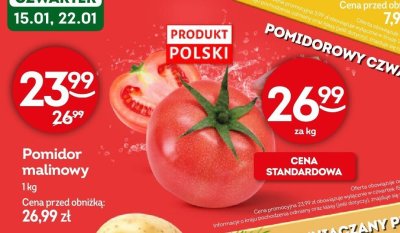 Pomidor malinowy promocja w Żabka
