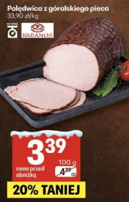 Polędwica z góralskiego pieca Karanos promocja w Delikatesy Centrum