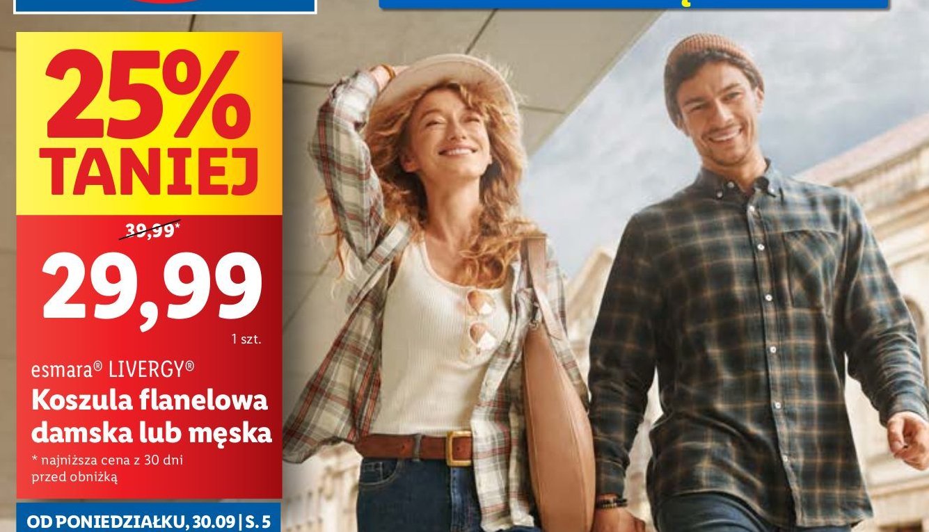 Koszula flanelowa damska Esmara promocja