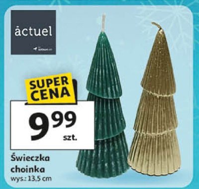 Świeczka choinka wys. 13.5 cm promocja w Auchan