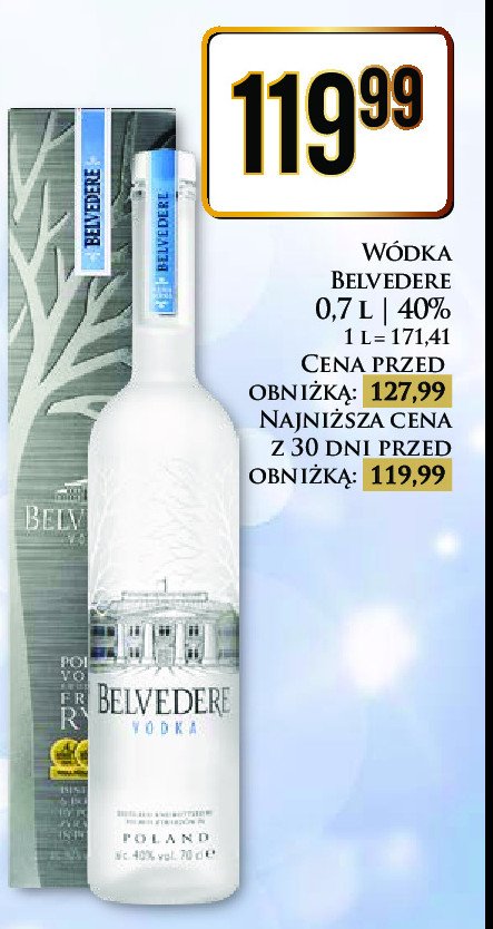 Wódka Belvedere promocja
