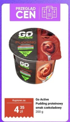 Pudding proteinowy smak czekoladowy promocja w Biedronka