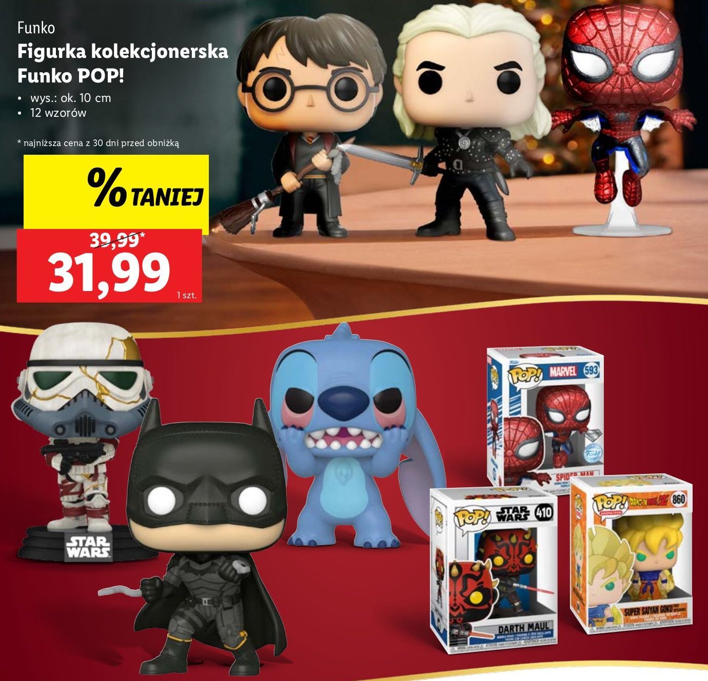 Figurka spider-man Funko promocja w Lidl