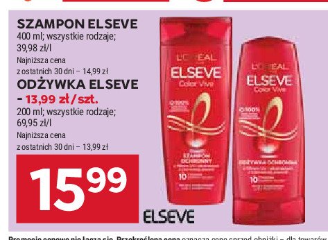 Odżywka do włosów Elseve promocja