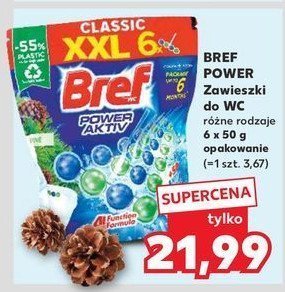 Kostka do wc 4 function pine Bref power aktiv promocja