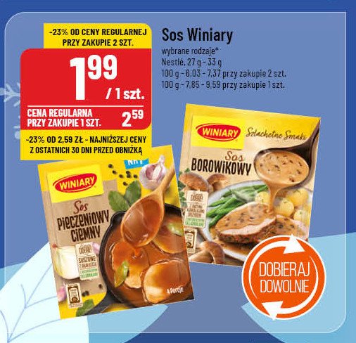 Sos borowikowy Winiary jak u mamy promocja