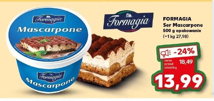 Ser mascarpone Formagia promocja