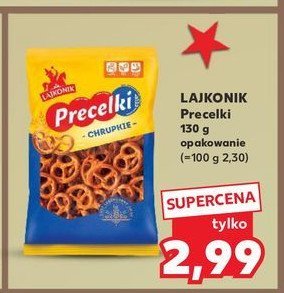 Precelki Lajkonik precelki chrupkie promocja w Kaufland