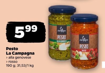 Pesto alla genovese  promocja w Netto