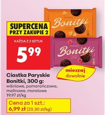 Ciastka Paryskie morelowe promocja w Biedronka