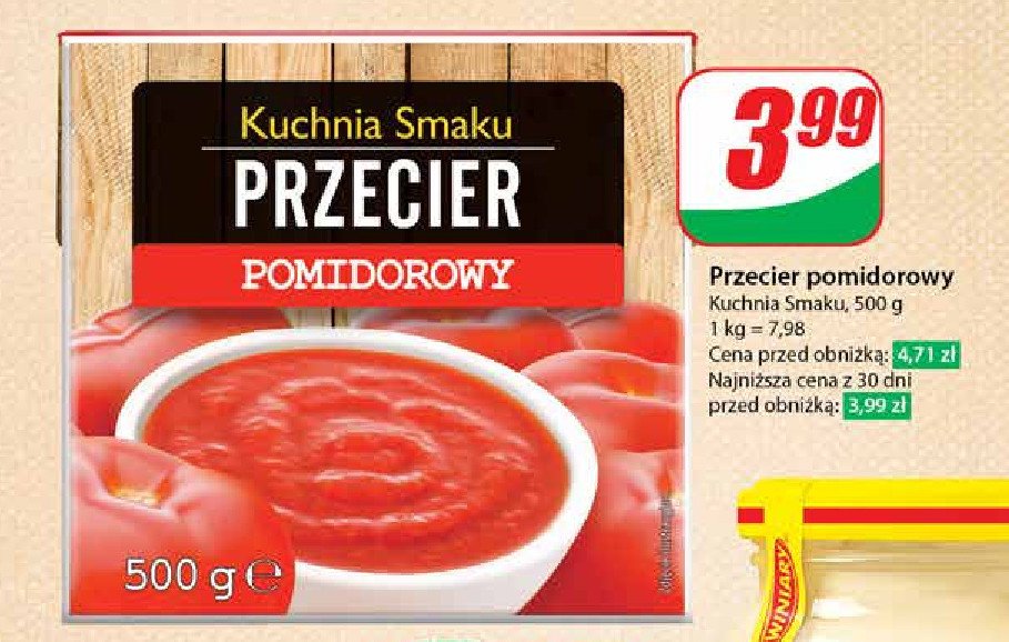 Przecier pomidorowy Kuchnia smaków promocja