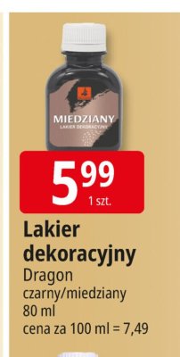 Lakier dekoracyjny Dragon promocja w Leclerc