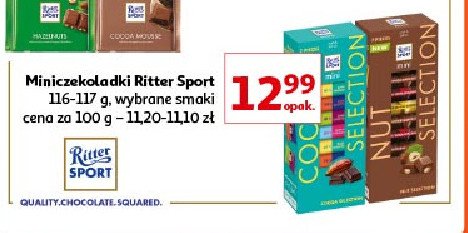 Czekoladki mini Ritter sport promocja