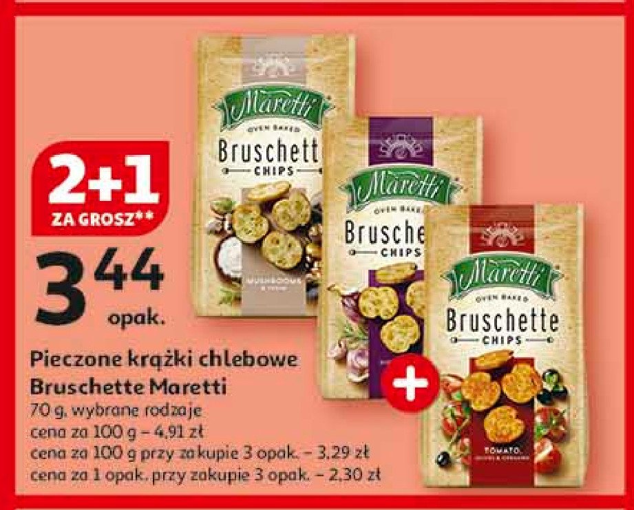 Sucharki z czosnkiem Maretti bruschette promocja