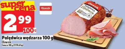 Polędwica wędzonka 100 g promocja w TOPAZ