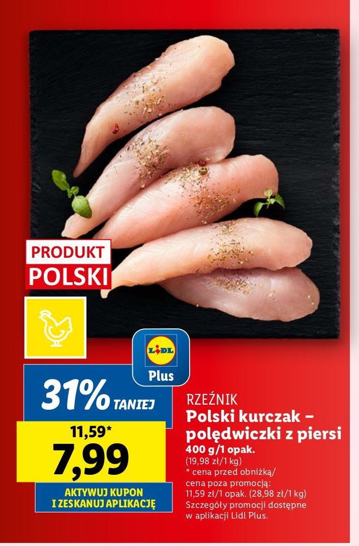 Filet z piersi kurczaka Rzeźnik codzienna dostawa promocja w Lidl