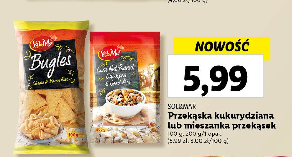Mieszanka przekąsek Sol&mar promocja