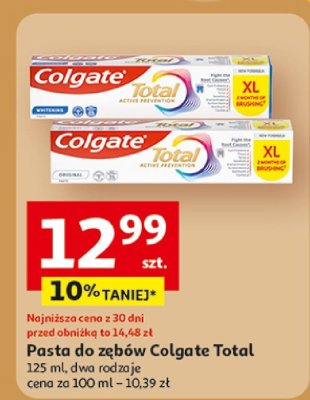 Pasta do zębów Colgate Total promocja w Auchan