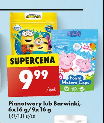 Barwnik do kąpieli minionki promocja